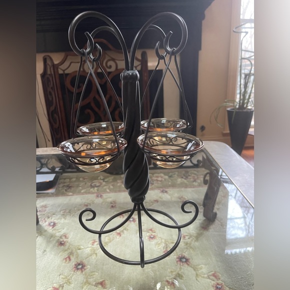 PartyLite Boho Global Fusion Tealight Tree candle holder 14.5”T Fairy Luminary - Picture 6 of 16